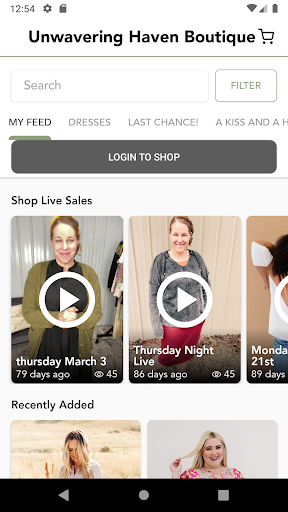 Screenshot of Unwavering Haven Boutique