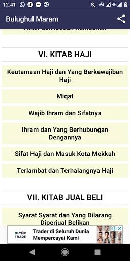 Kitab Bulughul Maram - Fiqih d Screen 3