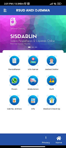 SISDARLIN Screen 2