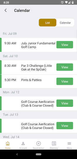 Spanish Oaks Golf Club Screen 3