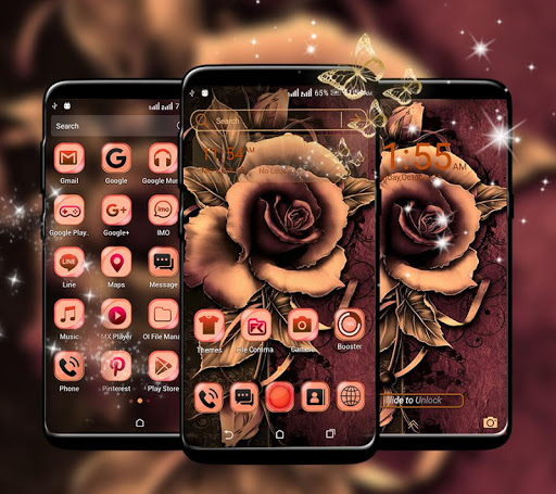 Artistic Rose Launcher Theme Screen 3