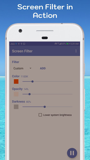 Screen Brightness Filter Screen 2