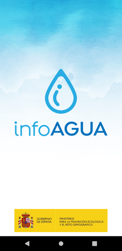 Android application InfoAgua screenshort
