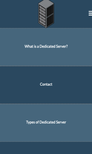 The Dedicated Server Info
