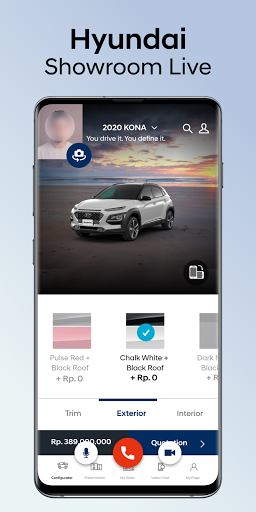 Hyundai Showroom Live Chat Screen 3