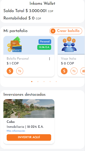 Android application Inkoms screenshort