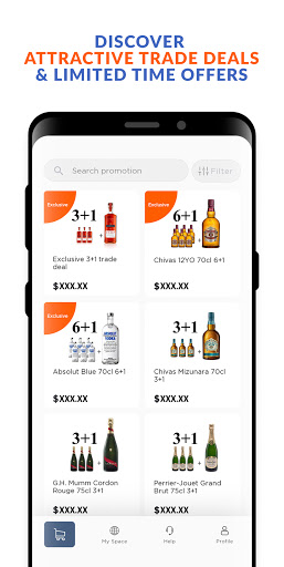 Android application Drinks&Pro screenshort