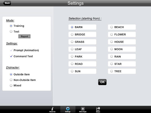 Outside Items Progressive Metd