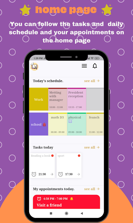 schedules and daily tasks - 6.1.17 - (Android)