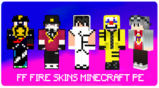 Skin FF Fire For Minecraft PE