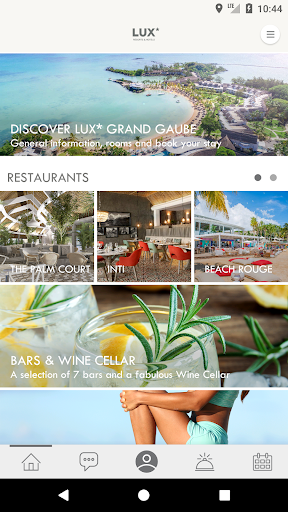 Android application LUX* Experience screenshort