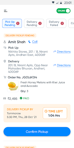 Delivery boy Screen 2