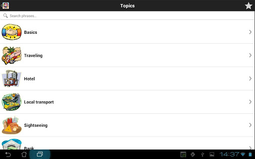 Travel Interpreter Phrasebook