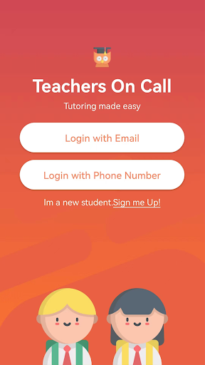 Android application Teachers On Call screenshort