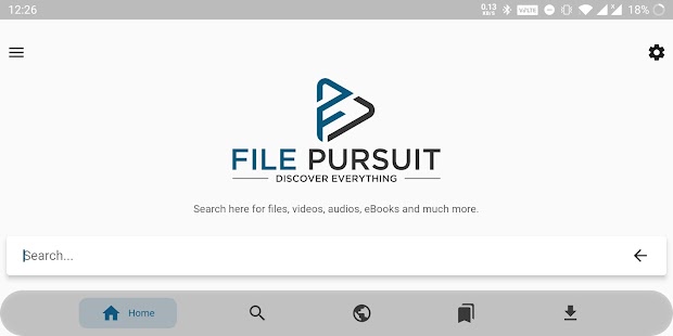 FilePursuit Screenshot