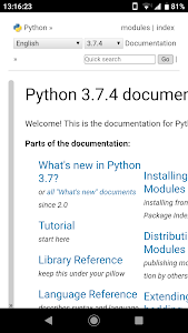 Python 3.7.4 Offline Docs - An Unknown