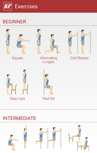 Rapid Fitness - Leg Workout Screen 2