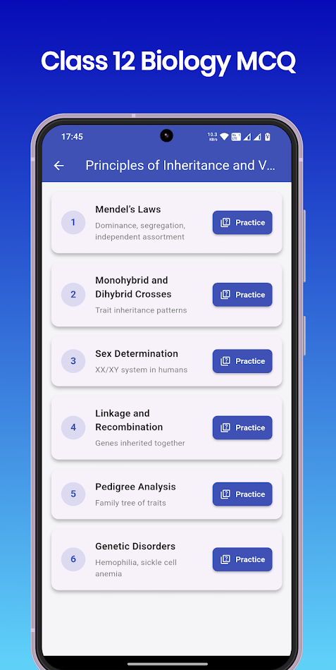 #3. Class 12 Biology MCQ (Android) By: CodeNest Studios