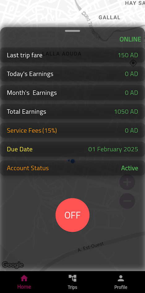 #1. Ojra-Driver (Android) 게시자: Ayachine Technologies