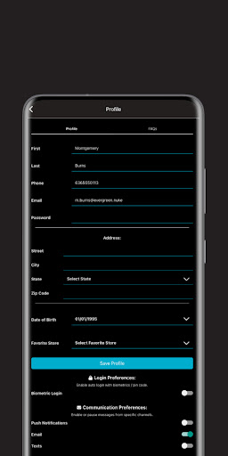MyInsa Screen 2