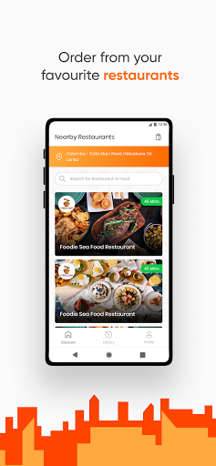 Android application SriDelivery screenshort