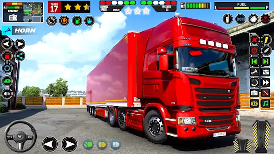 carga caminhão jogo 3d
