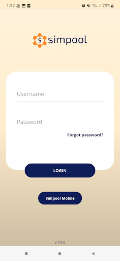 Android application Demo Simpool screenshort