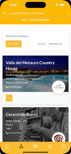Terre dItaly Shopping Screen 2