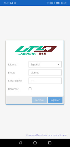 Android application Transportes UTLD screenshort