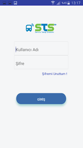 Android application StsMobil Soför Uygulaması screenshort