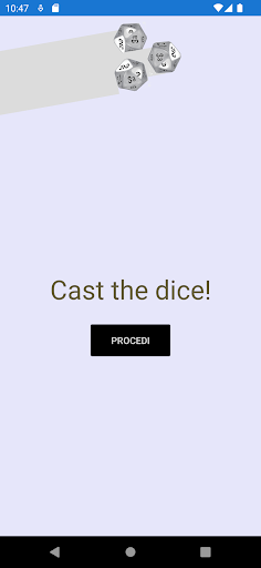 Android application Cast The Dice screenshort