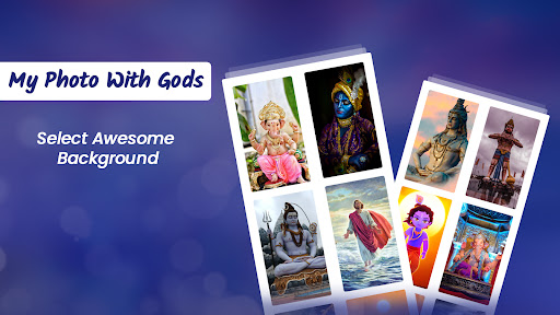 Android application My Photo with Gods Background screenshort