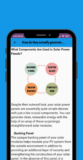 Android application Portable solar panel screenshort