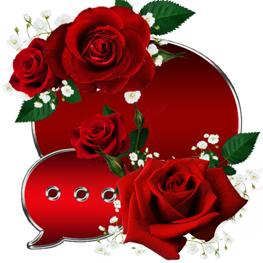 Red Roses Go SMS theme