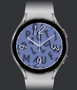 ER'S 12 - LETTERS WATCH FACE
