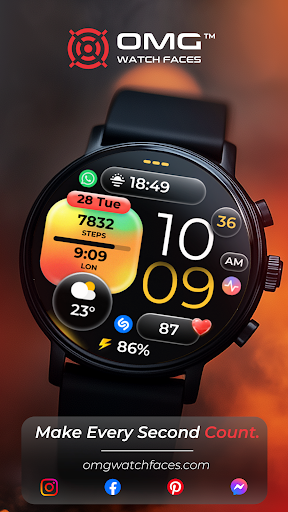 OMG 98 Digital Watch Face screenshot 3
