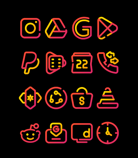 Screenshot of Red Carpet - Lines Icon Pack
