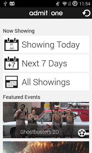 Admit-One Mobile Booking