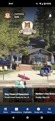 Android application Martis Camp Club screenshort
