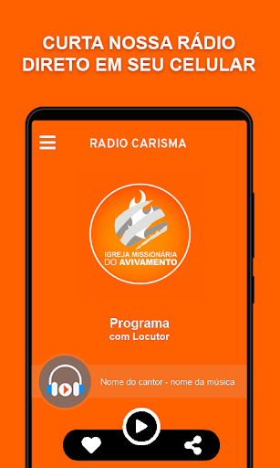 Android application Rádio Carisma screenshort