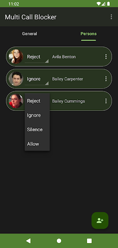 Multi Call Blocker Screen 2