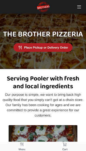 Android application The Brother Pizzeria screenshort