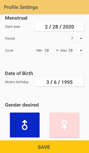 Imperial Calendar  Baby gender