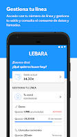 screenshot of I'm Lebara - Customer area