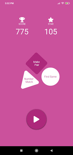 Android application Brain Game Pro screenshort