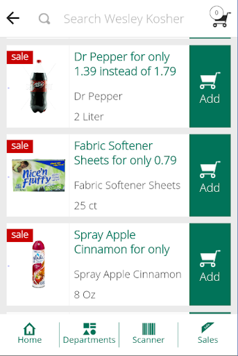 Screenshot of Wesley Kosher