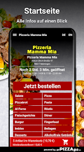 Screenshot 2 Pizzeria Mamma Mia Meiningen android