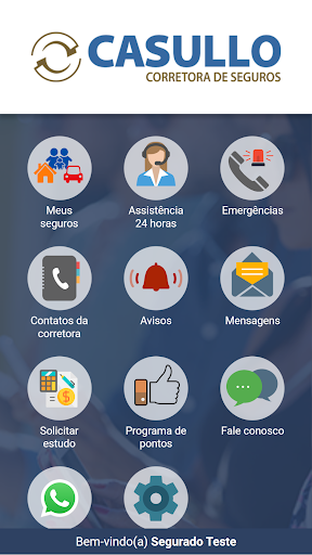 Android application Casullo Seguros screenshort