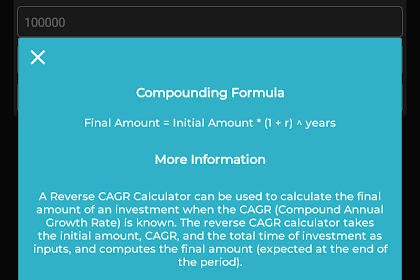 15+ Reverse Cagr Calculator