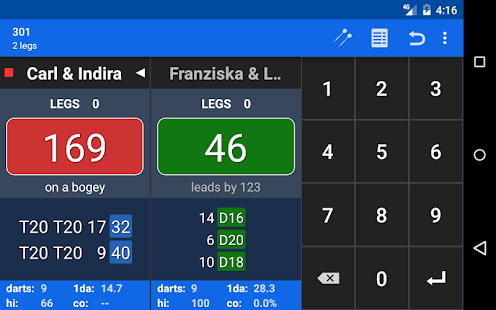 Darts Scoreboard 6.0 Screenshots 8